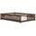 Kids Collective Jugendbett mit Rausfallschutz 140 x 200 cm Kiefer braun dunkelbraun