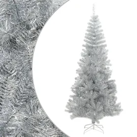 vidaXL Künstlicher Weihnachtsbaum mit Ständer Silber 240 cm