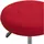 vidaXL Massagehocker Samt 0 x 0 x 0 cm Weinrot