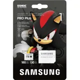 Samsung Sonic Edition - Shadow microSDXC-Karte Retail 1 TB A2 Application Performance Class, v30 Video Speed Class, UHS-I U3 “Sonic The Hedgehog?