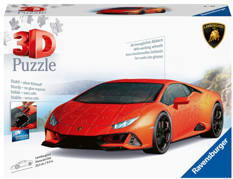 Ravensburger Puzzle - Ravensburger 3D Puzzle Lamborghini Huracán Evo 11238 - Das Berühmte Fahrzeug Als 3D Puzzle Auto