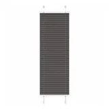 vidaXL Plissee Schwarz 50x100 cm Stoffbreite 49,4 cm Polyester,