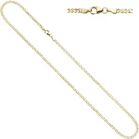 Goldkette JOBO Halsketten Gr. Gelbgold 333, L: 50cm, goldfarben (gelbgold 333) Damen Zwillings-Panzerkette 333 Gold 50 cm 2,7 mm