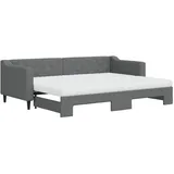 vidaXL Tagesbett 80 x 200 cm Dunkelgrau