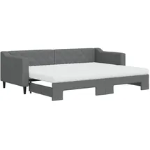 vidaXL Tagesbett 80 x 200 cm Dunkelgrau