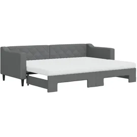vidaXL Tagesbett 80 x 200 cm Dunkelgrau