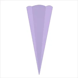 Goldbuch Bastelschultüte 41cm farbiger Buntkarton flieder