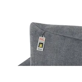 KOINOR Eckcouch Flachgewebe 2-Sitzer Grau