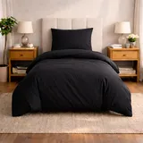 Komfortec Premium Schwarz 135 x 200 cm + 80 x 80 cm