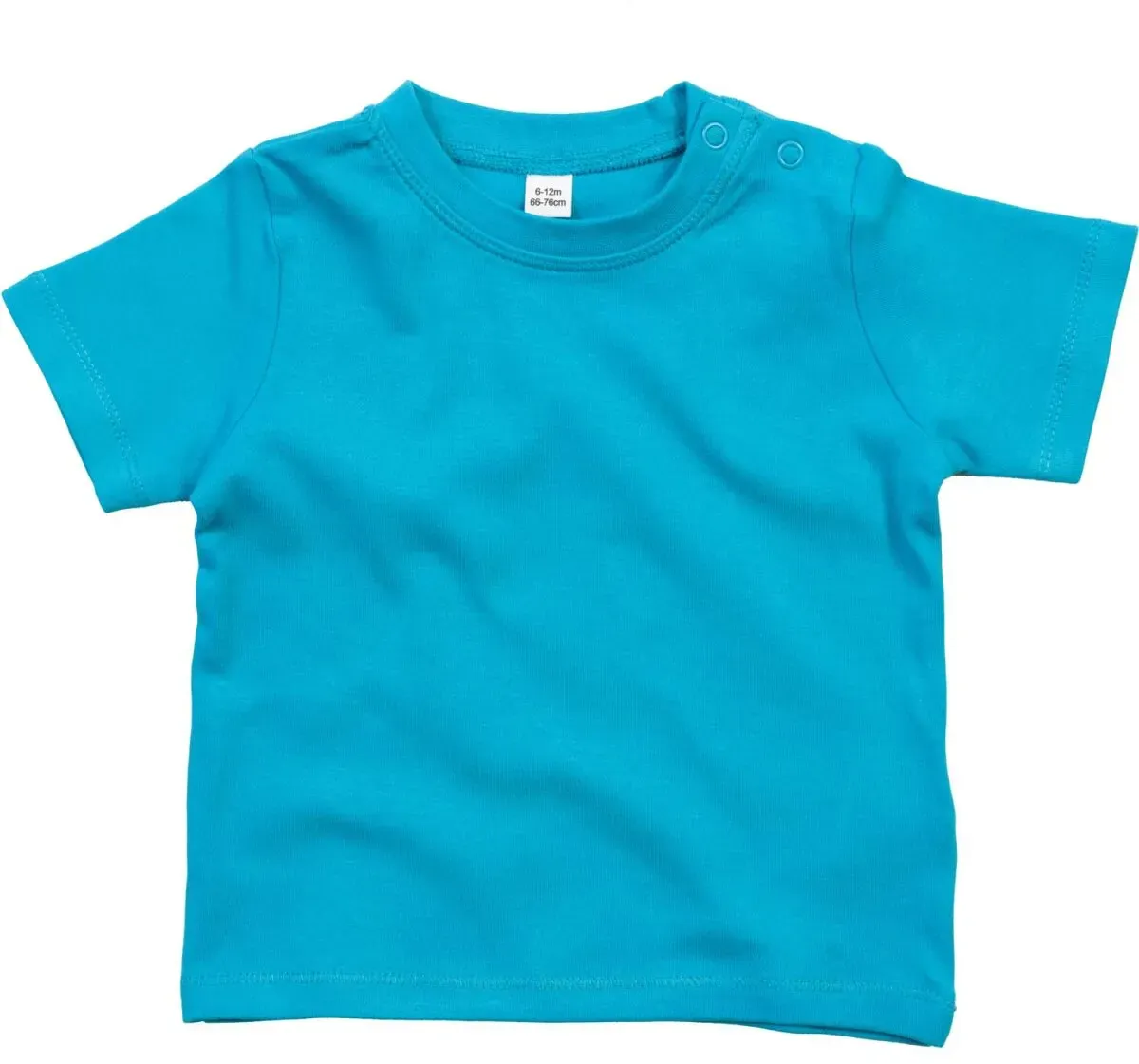 Babybugz Kinder Baby T-Shirt Baby-Shirt BZ02 surf blue 12-18 Monate
