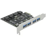 DeLock 90509 PCI-Express Karte zu 4 x extern USB Typ-A Buchse SuperSpeed USB 3.2 Gen 1)
