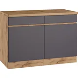 Held Unterschrank Turin 120 x 86 cm Grau