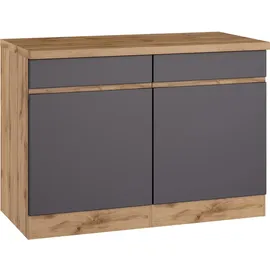Held Unterschrank Turin 120 x 86 cm Grau