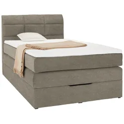 Boxspringbett in Braun ca. 90x200cm