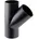 PE Abzweig 45 Grad d 90mm d1 75mm