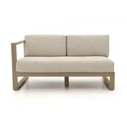 Apple Bee Antigua Loungesofa 2-Sitzer, Armlehne rechts aus Teakholz coastal ca. 131cm