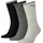 Puma Unisex Socken 3er Pack Grau 47-49