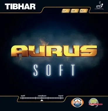 Tibhar Belag Aurus Soft schwarz 2,1 - schwarz 2,1