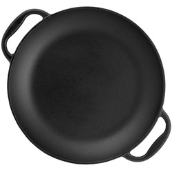 BBQ-Toro Paellapfanne Paella Pfanne, 6 Personen, Ø 36 cm, Gusseisen Grillpfanne, Gusseisen schwarz