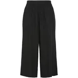 Pieces PCPIA HW Wide Culotte Schlupfhose Schwarz XL