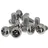 InLine 77784A, Schraubensatz, Nickel-Stahl, Universal, Pfanne (Schraubenkopf), M2, Vollgewinde