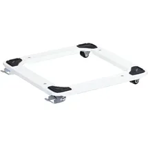 Wagner Transporthilfe QUADRAT verstellbar 42-60 x 5 cm, Stahl, Bock- & Lenkrollen Ø 30 mm, Tragkraft 150 kg