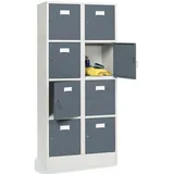 Deskin Schließfach-Stahlschrank SYSTEM SP1 COLOR 4251747720324 DESKIN