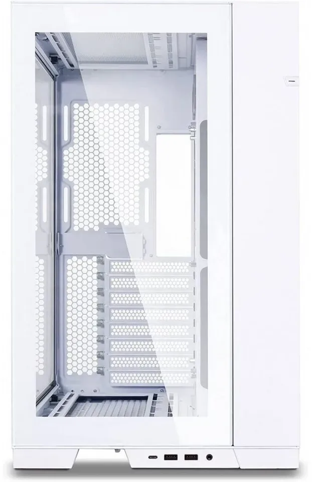 Lian Li PC-Gehäuse O11 Dynamic EVO - Midi-Tower Gehäuse - PC Gehäuse - ATX - weiß weiß