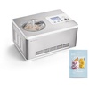 Springlane Eismaschine Eismaschine & Joghurtbereiter Elisa 2,0 L, 180,00 W silberfarben
