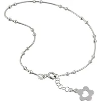 SilberDream Fußkette Silber 925 Sterling Silber ca. 25,5cm Blume | Gr.: onesize