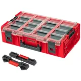 7042 QBRICK Organizer Kleinteilemagazin Modulare Sortimentskasten mit 2 Adapter