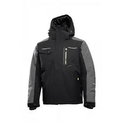 Högert Winter-Arbeitsjacke mit Kapuze „Amos“ – wasserdicht, gefüttert & reflektierend