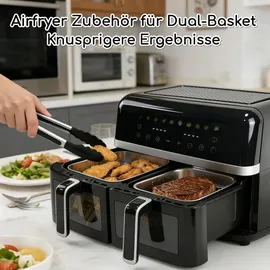 xylota 6-tlg. Auflaufform Set für Airfryer AF400EU/AF451EU/AF500EU Silber