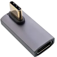 InLine InLine® USB4 Adapter, USB-C Stecker/Buchse vertikal rechts/links gewinkelt,