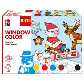 Marabu Kids Window Color Christmas Set 6 St.