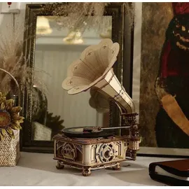 ROKR 3D-Puzzle 'Classical Gramophone' (Electric Version)