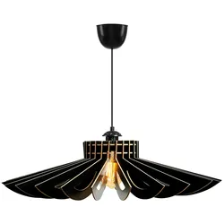 WellHome Deckenlampe 50cm in Schwarzem Design Margarita