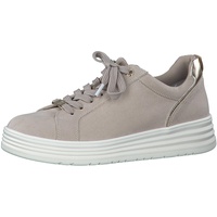 Marco Tozzi Plateau Sneaker Schnürsenkeln Bequem, Beige (Dune Comb), 41 EU