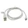 AccuCell Datenkabel USB- / Micro-USB-Anschluss, 0.95 m Länge, weiß, für HTC, Huawei, LG, Nokia, Samsung, Sony