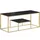 vidaXL Couchtisch Golden Edelstahl und Hartglas 5400 x 1620 x 45 cm