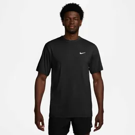 Nike Dri-FIT UV Hyverse kurzarm Fitnessshirt Herren 010 black/white L