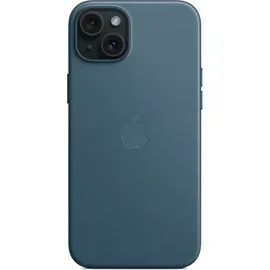 Apple iPhone 15 Plus Feingewebe Case mit MagSafe pazifikblau