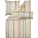 Estella Bettwäsche braun-beige 155x220+40x80 cm (40x80 cm)