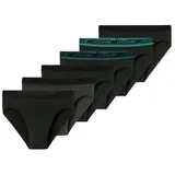 SCHIESSER Rioslip Cotton Serie schwarz XXL 3er Pack