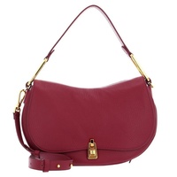 Coccinelle Magie Soft Handbag Grained Leather Garnet Red