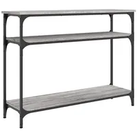 VidaXL Konsolentisch Grau Sonoma 100x29x75 cm Holzwerkstoff
