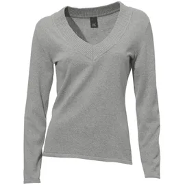 Heine V-Pullover Grau 48