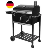 Royal Gourmet Holzkohlegrill Barbecue Grillwagen Smoker Grill Campinggrill Holzk