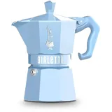 Bialetti Moka Exclusive 3 Tassen Blau