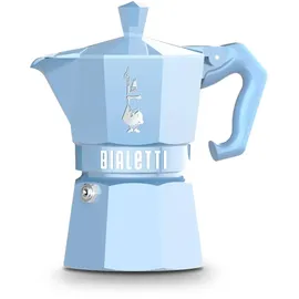Bialetti Moka Exclusive 3 Tassen Blau